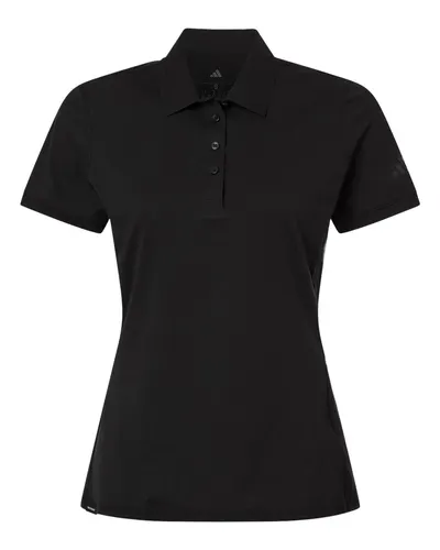 Adidas A1016 Women's Ultimate365 Tour Twistknit Polo — blank polo, front view