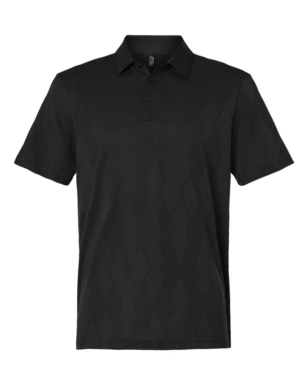 Adidas A2008 Men's Ultimate365 Textured Polo — blank polo, front view