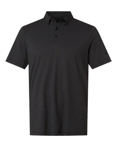 Adidas A2026 Men's Ultimate365 Pencil Stripe Climacool Polo — blank polo, front view