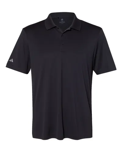 Adidas A230 Men's Performance Polo — blank polo, front view