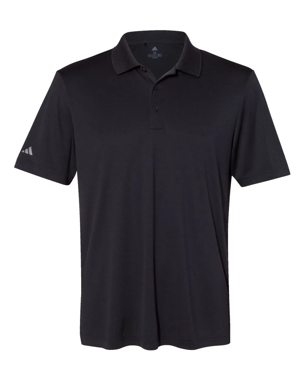 Adidas A230 Men's Performance Polo — blank polo, front view
