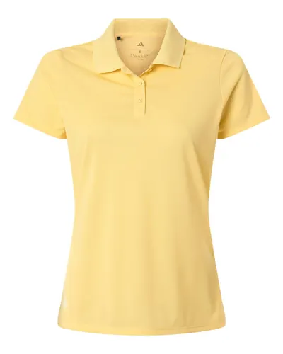 Adidas A431 Women's Performance Piqué Polo — blank polo, front view