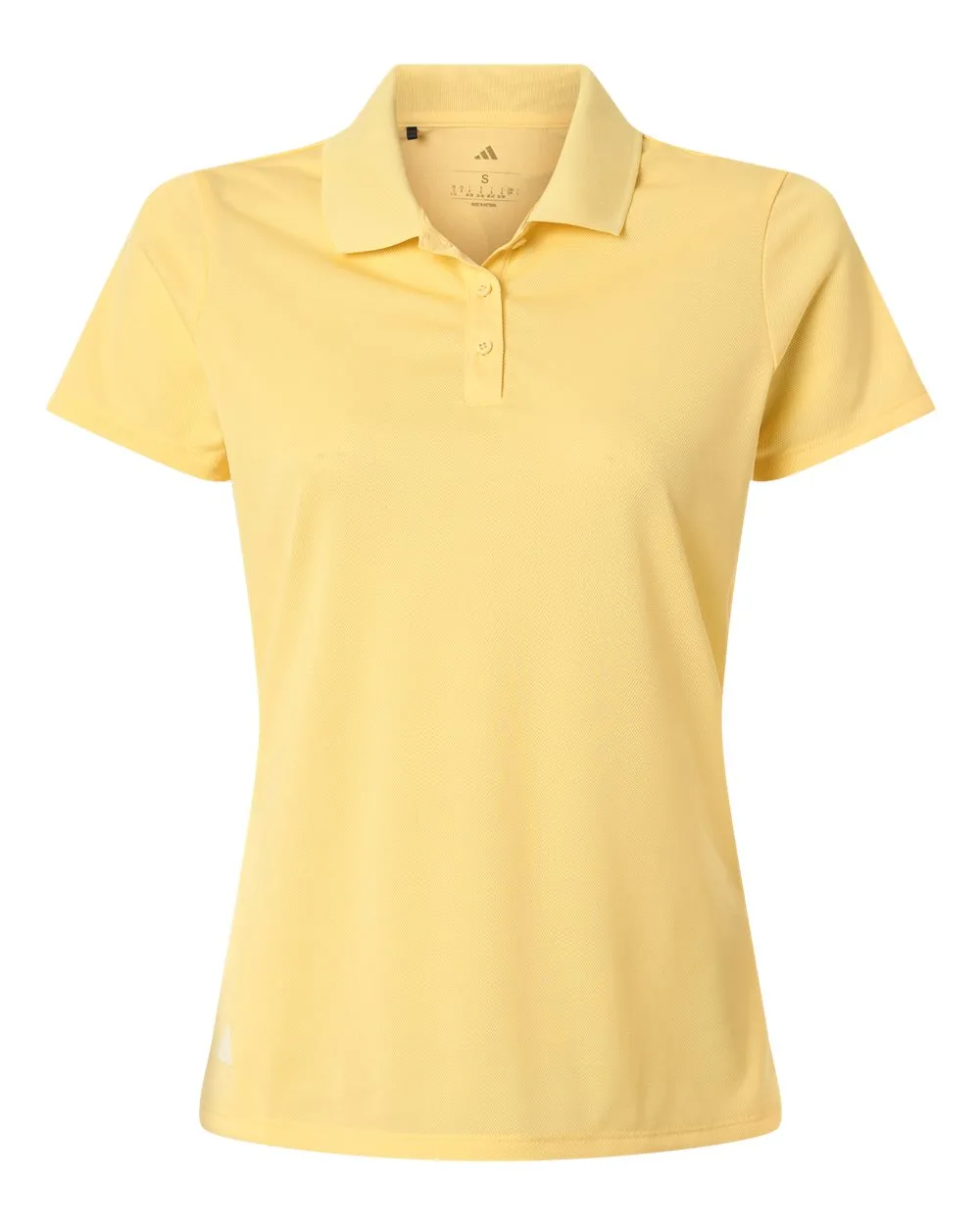 Adidas A431 Women's Performance Piqué Polo — blank polo, front view