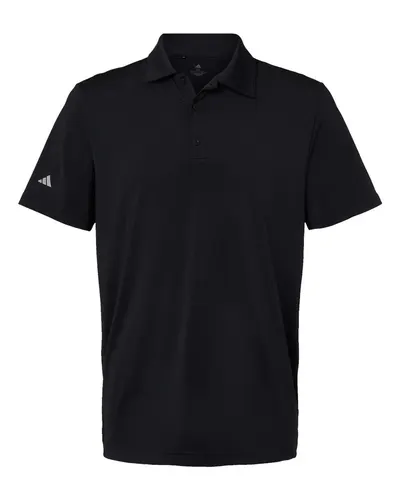 Adidas A514 Men's Ultimate365 Solid Polo — blank polo, front view