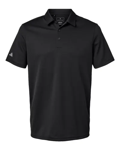 Adidas A580 Men's Micro Piqué Polo — blank polo, front view