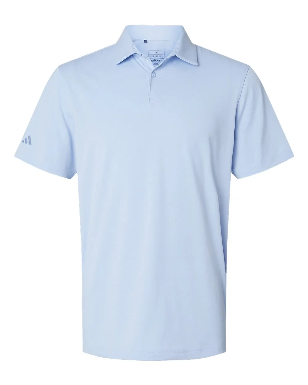 Adidas A590 Men's Blended Polo — blank polo, front view