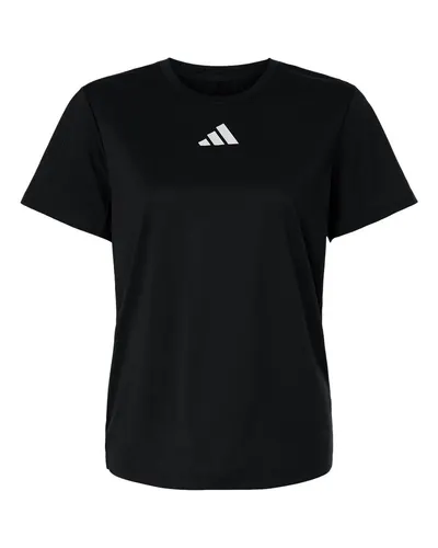 Adidas AT102 Women's Pregame T-Shirt — blank t-shirt, front view