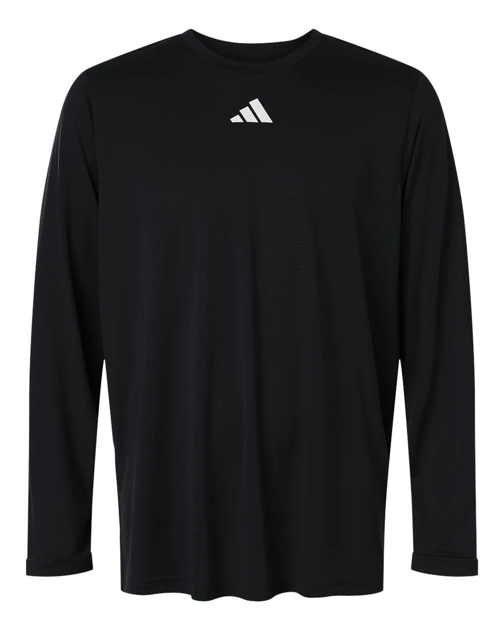 Adidas AT104 Men's Pregame Long Sleeve T-Shirt — blank long sleeve tee, front view