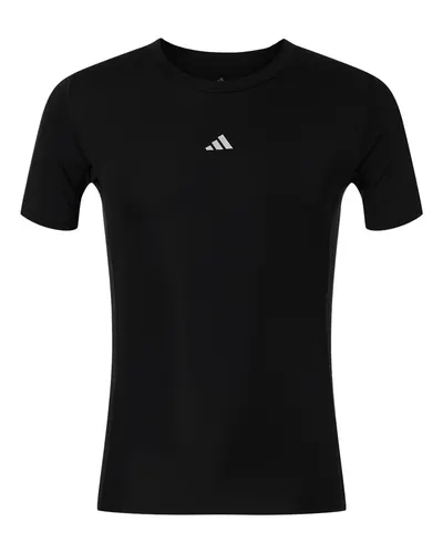 Adidas AT130 Men's Techfit Compression T-Shirt — blank t-shirt, front view