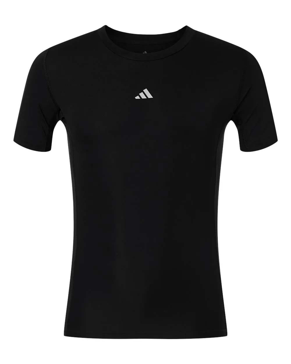 Adidas AT130 Men's Techfit Compression T-Shirt — blank t-shirt, front view