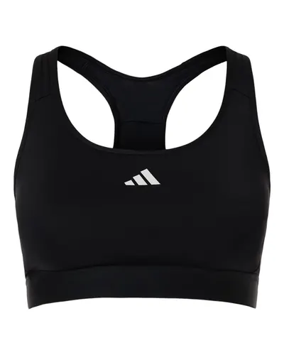 Adidas AT750 Women's Techfit Compression Racerback Sports Bra — blank garment, front view