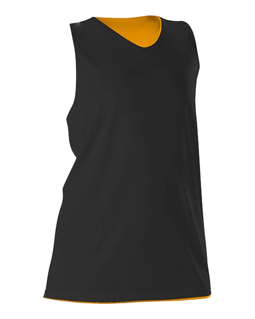 Alleson Athletic 506CRW Women's Reversible Racerback Tank — blank tank top, front view