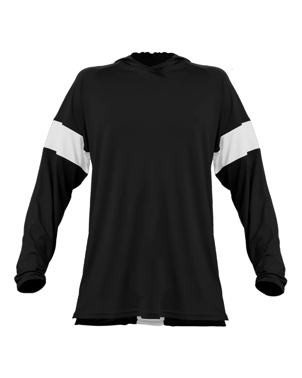 Alleson Athletic 545LSA Unisex Contender Long Sleeve Shooter Shirt — blank garment, front view