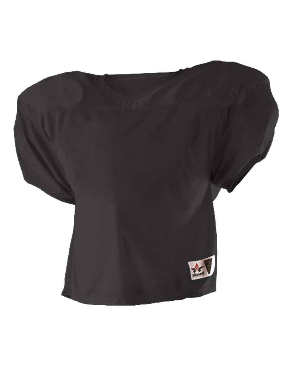Alleson Athletic 705Y Youth Practice Football Jersey — blank t-shirt, front view