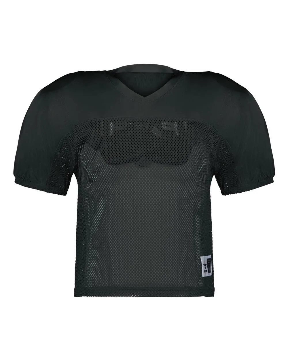 Alleson Athletic 712 Men's Practice Mesh Football Jersey — blank t-shirt, front view