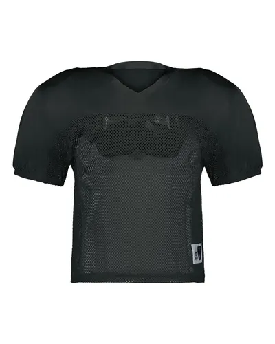 Alleson Athletic 712Y Youth Practice Football Jersey — blank t-shirt, front view