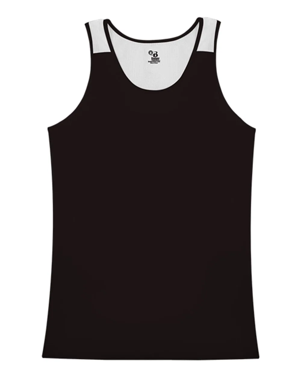 Alleson Athletic 8968 Women's Ventback Singlet — blank garment, front view