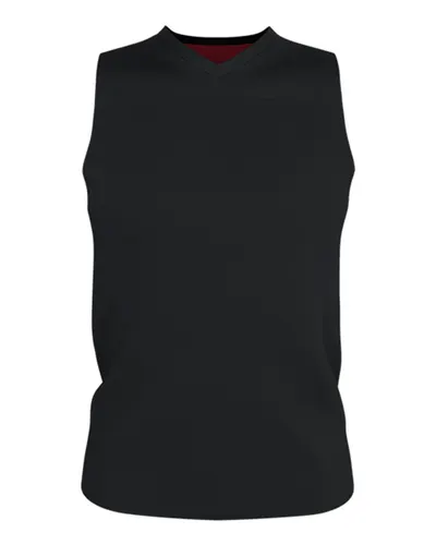 Alleson Athletic A105BA Men's Blank Reversible Game Jersey — blank t-shirt, front view