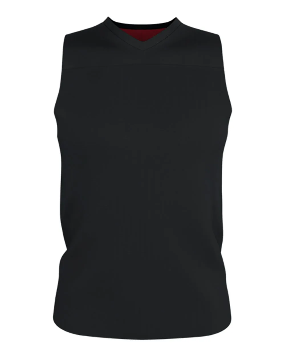 Alleson Athletic A105BA Men's Blank Reversible Game Jersey — blank t-shirt, front view