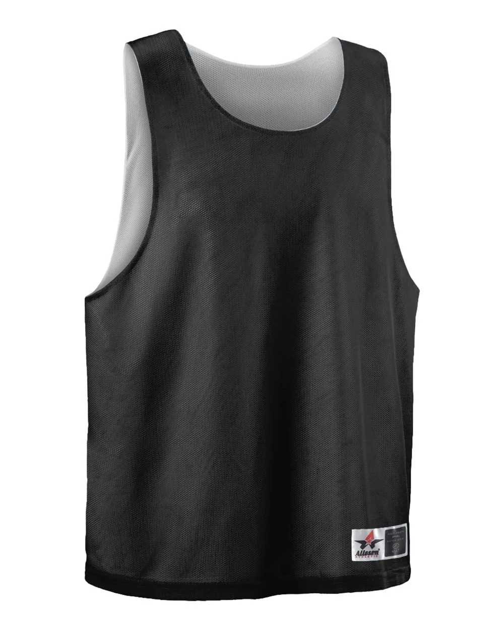 Alleson Athletic LP001W Women's Lacrosse Reversible Pinnie — blank garment, front view