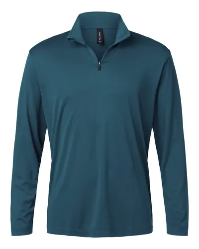 AllPro 41870 Men's Pro-Lock Performance Quarter-Zip Pullover — blank garment, front view