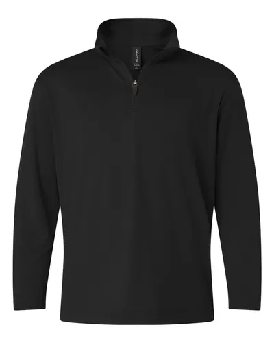 AllPro 41870Y Youth Pro-Lock Performance Quarter-Zip Pullover — blank garment, front view