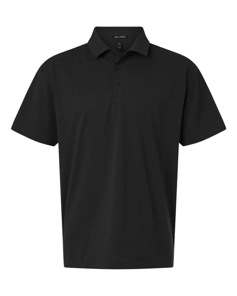 AllPro 41SP0 Men's Pro-Flex Sorona® Polo — blank polo, front view