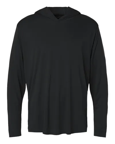 AllPro 48510 Unisex Pro-Lock Performance Hooded Long Sleeve T-Shirt — blank hooded sweatshirt, front view