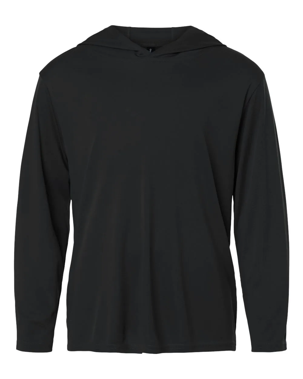 AllPro 48510Y Youth Pro-Lock Performance Hooded Long Sleeve T-Shirt — blank hooded sweatshirt, front view