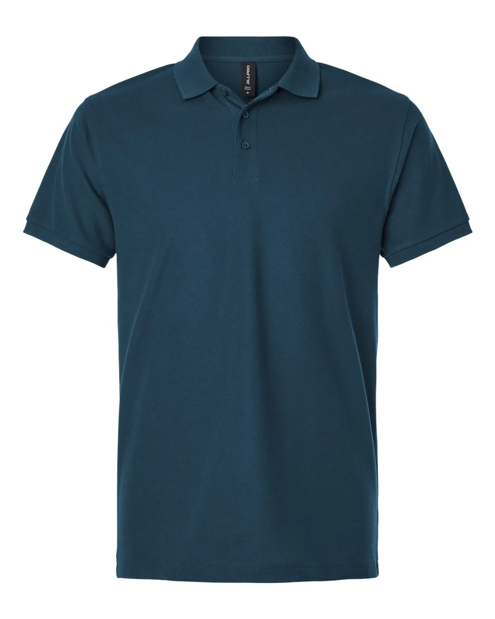 AllPro 62800 Men's Pique Polo — blank polo, front view