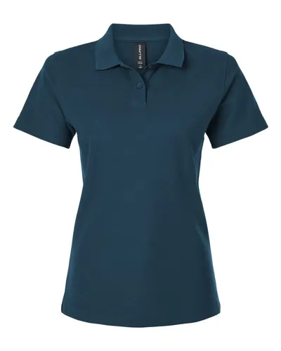 AllPro 62800L Women's Pique Polo — blank polo, front view