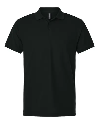 AllPro 62800T Men's Tall Pique Polo — blank polo, front view