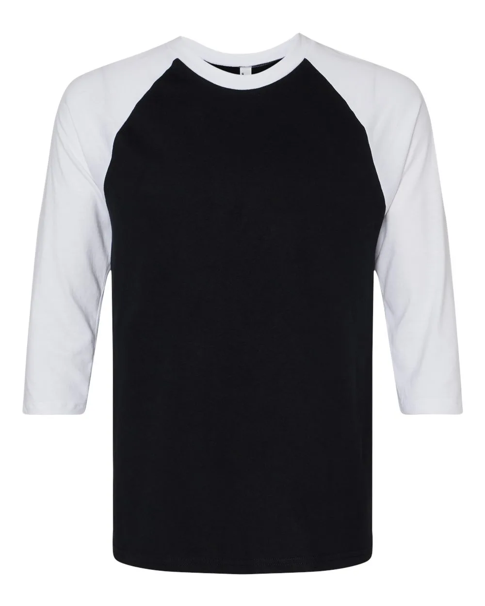 American Apparel 2003CVC Unisex CVC Three-Quarter Sleeve Tee — blank t-shirt, front view