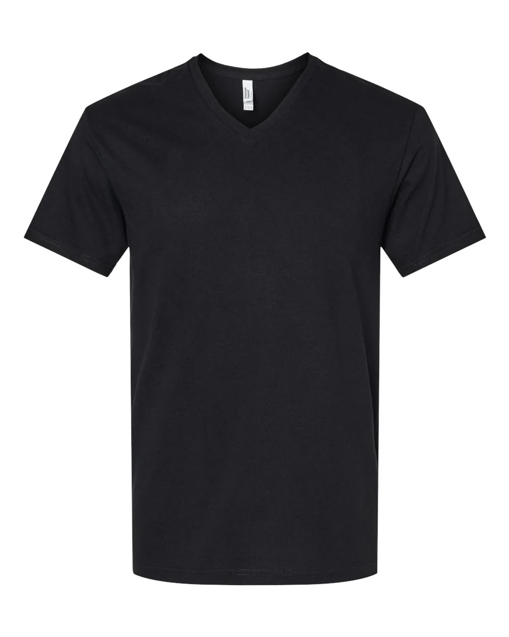 American Apparel 2006CVC Unisex CVC V-Neck Tee — blank t-shirt, front view