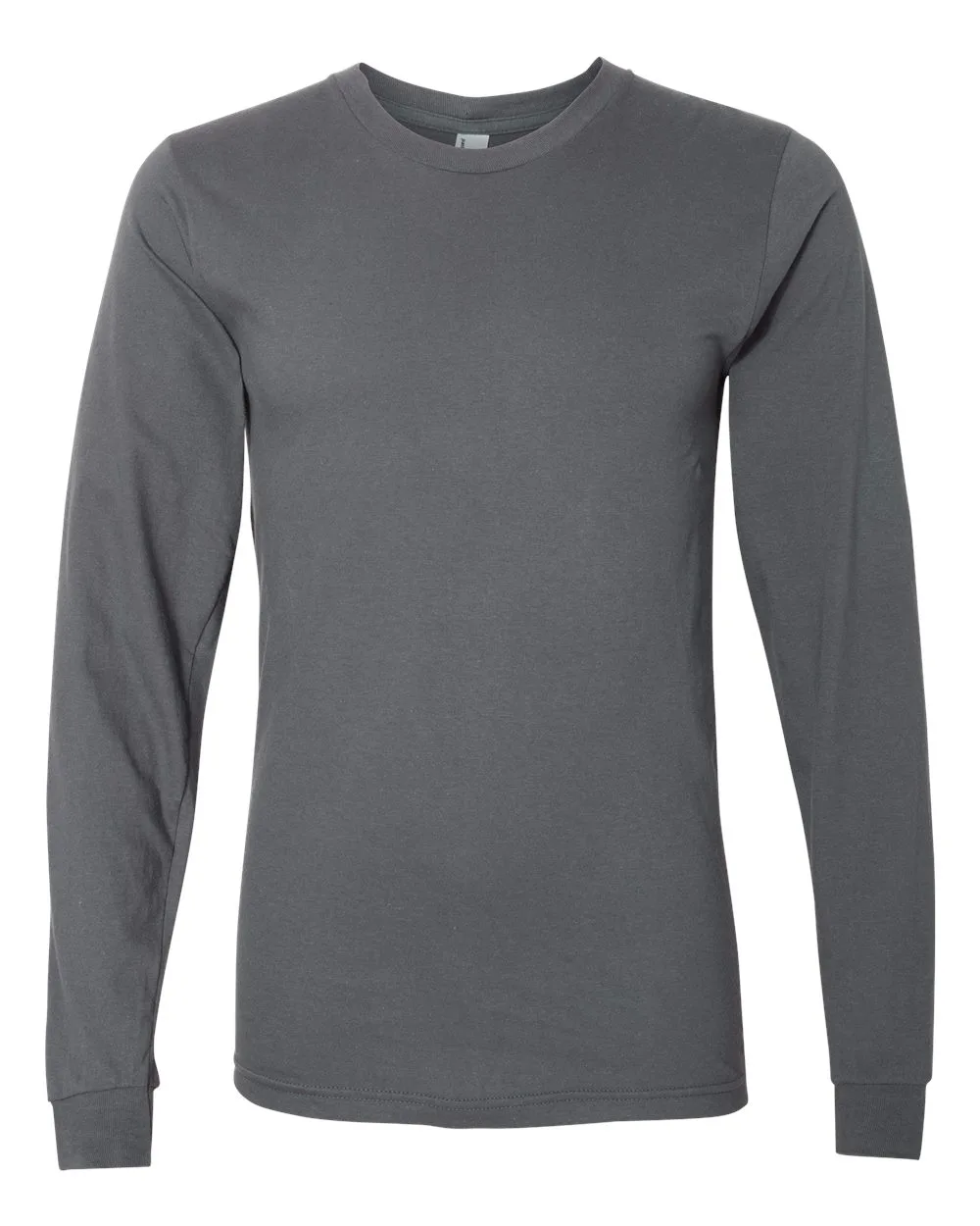 American Apparel 2007 Unisex Fine Jersey Long Sleeve Tee — blank long sleeve tee, front view