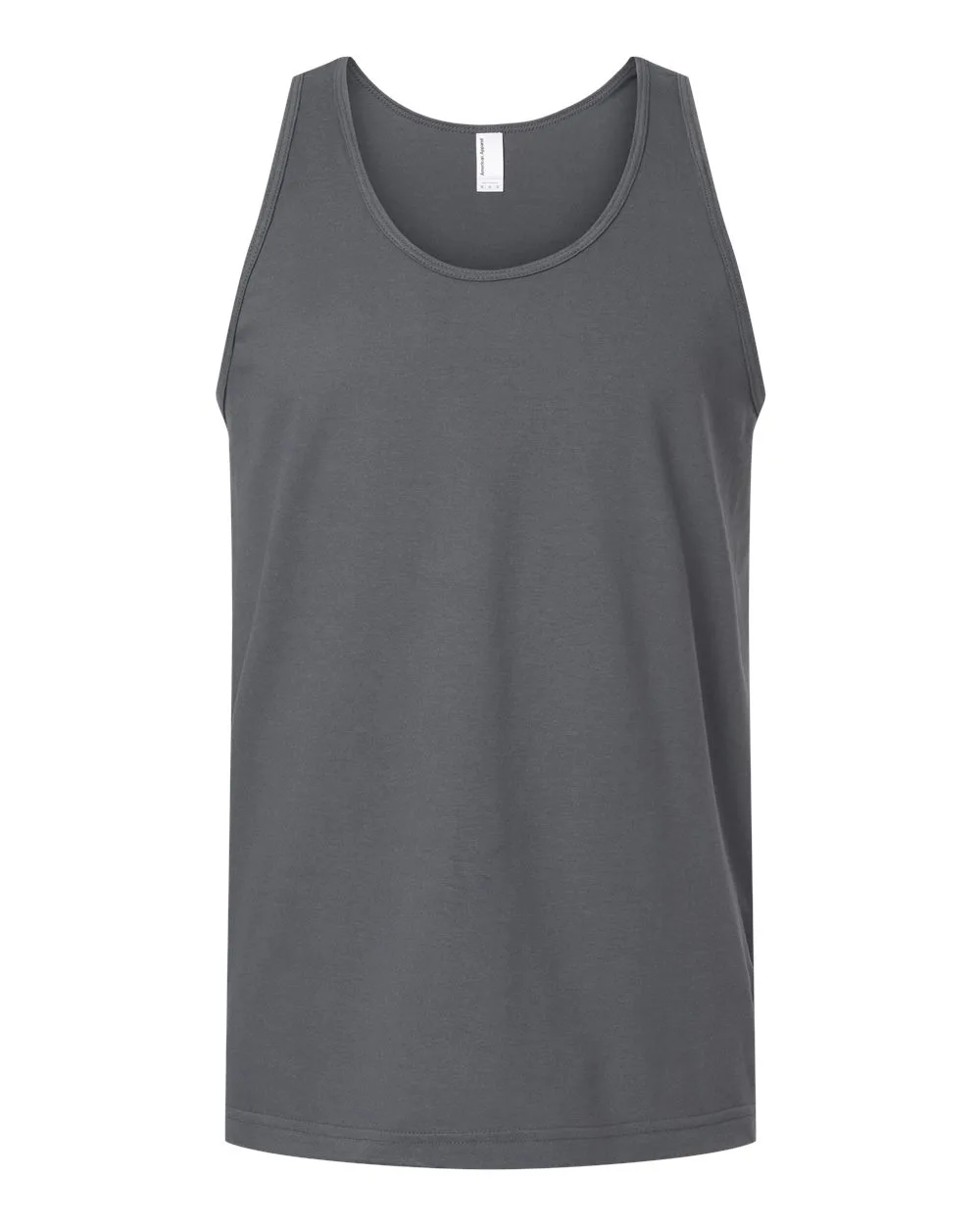 American Apparel 2408 Unisex Fine Jersey Tank — blank tank top, front view