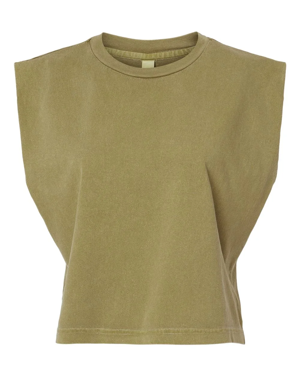 American Apparel 307GD Women's Garment-Dyed Heavyweight Muscle Tee — blank tank top, front view