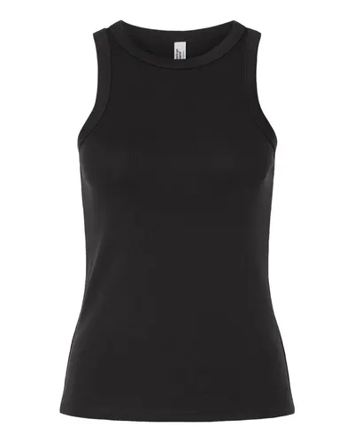 American Apparel BR2101 Women's Baby Rib Tank — blank tank top, front view