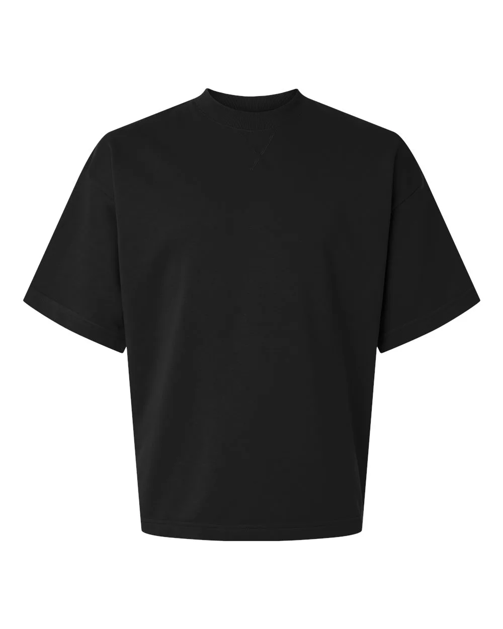 American Apparel FTEX00 Unisex French Terry Ex Crew Top — blank garment, front view