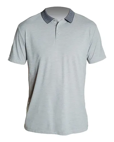 ANETIK MPTNTS0 Men's Transit Tech Polo — blank polo, front view