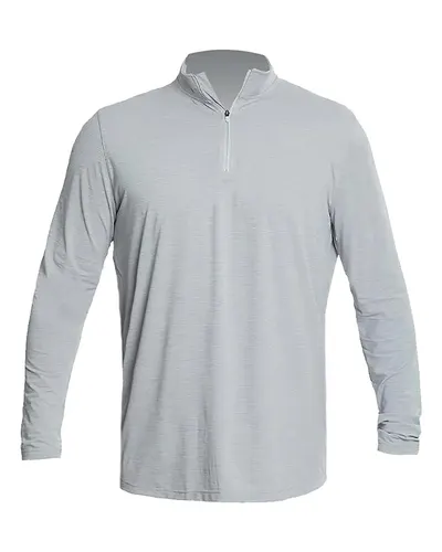 ANETIK MVQTRL9 Men's Low Pro Quarter-Zip Pullover — blank garment, front view