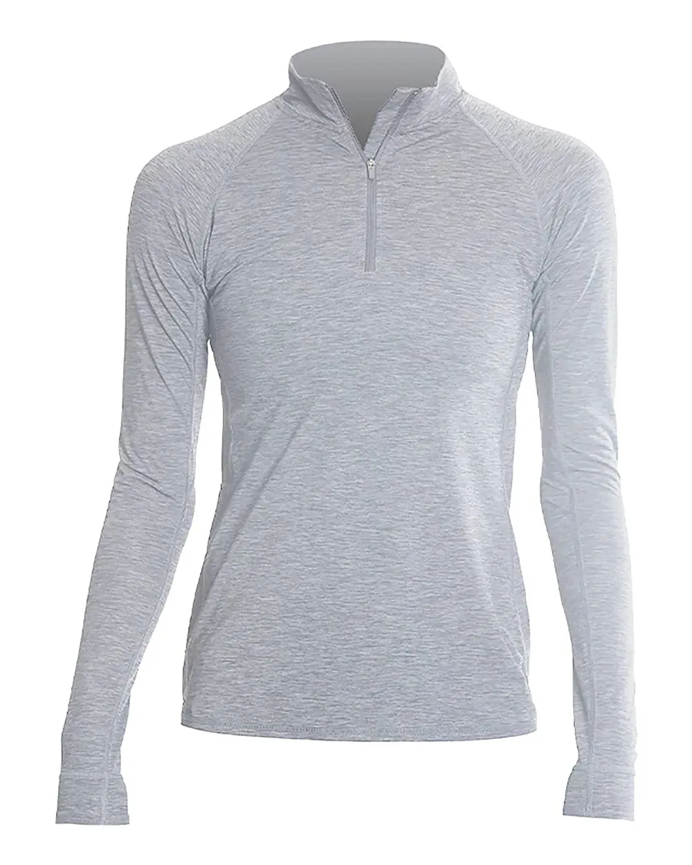 ANETIK WSFLTL0 Women's Flight Tech Quarter-Zip Pullover — blank garment, front view