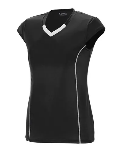 Augusta Sportswear 1219 Girls' Blash Jersey — blank t-shirt, front view