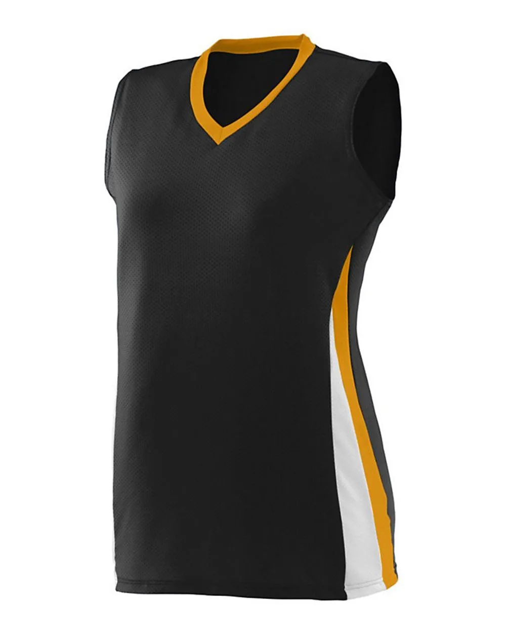 Augusta Sportswear 1355 Women's Tornado Jersey — blank t-shirt, front view