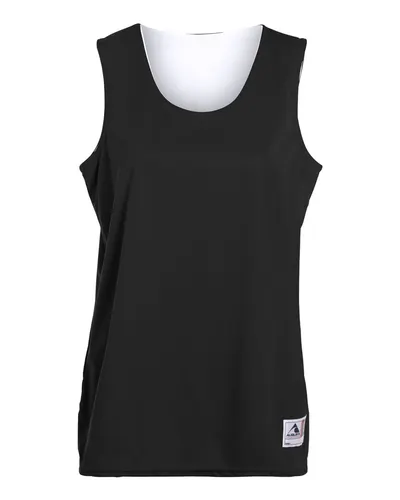 Augusta Sportswear 147 Women's Reversible Wicking Tank Top — blank tank top, front view