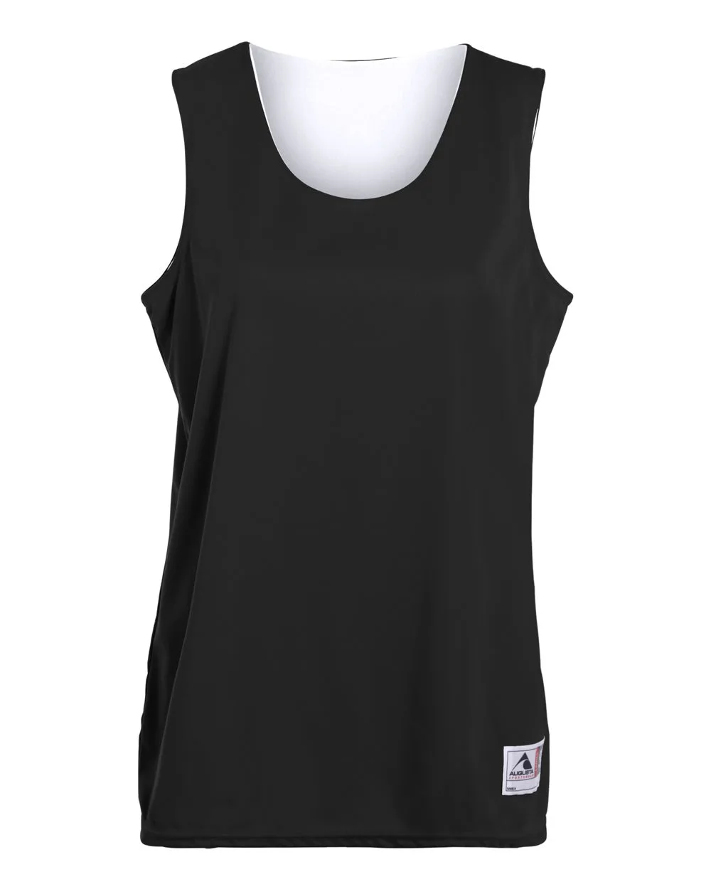 Augusta Sportswear 147 Women's Reversible Wicking Tank Top — blank tank top, front view
