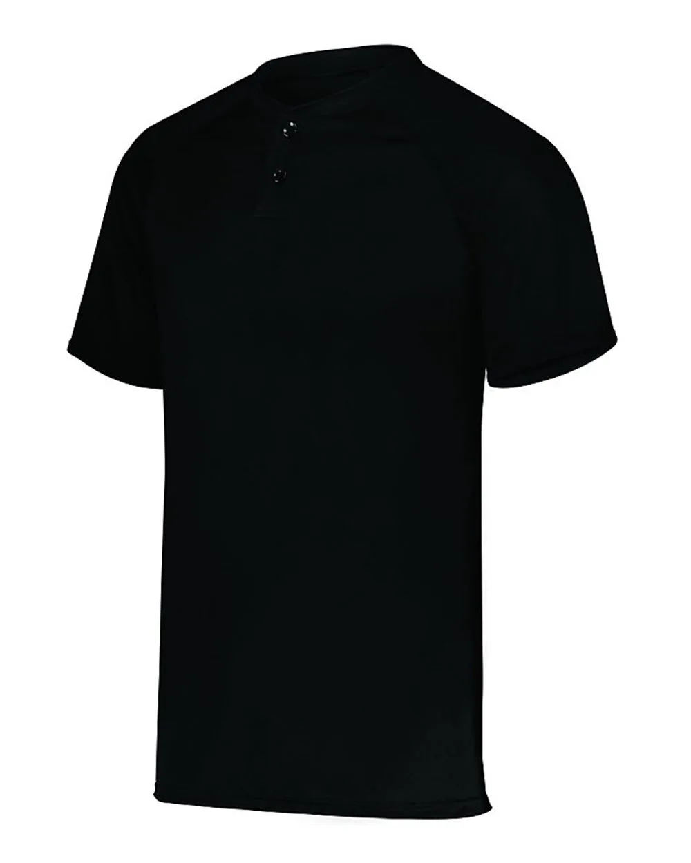 Augusta Sportswear 1565 Men's Attain Two-Button Jersey — blank t-shirt, front view