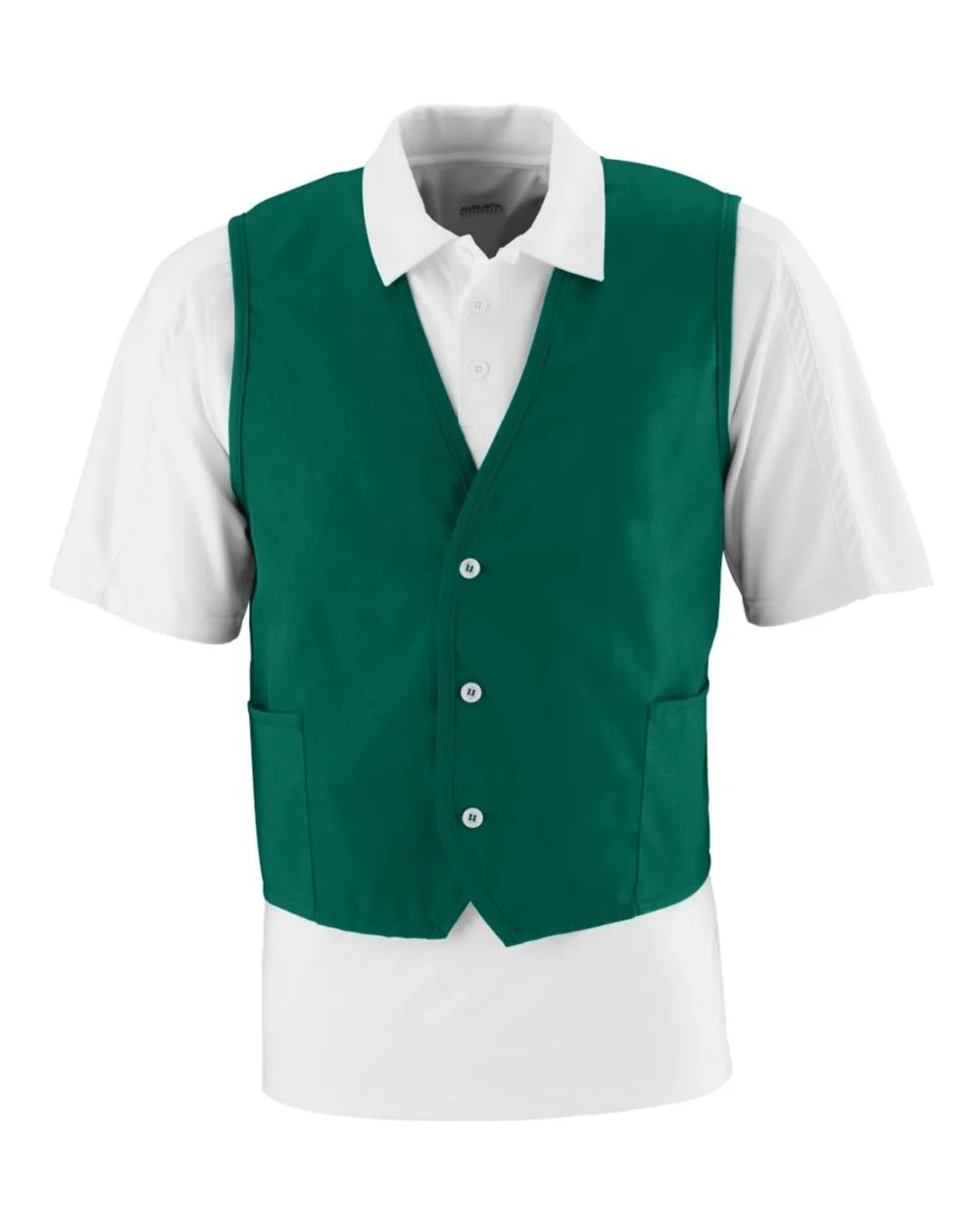 Augusta Sportswear 2145 Unisex Vest — blank jacket, front view