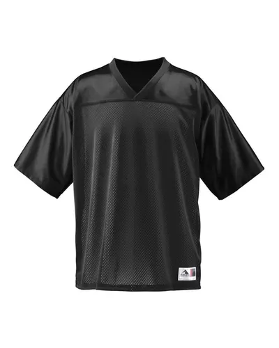 Augusta Sportswear 258 Youth Stadium Replica Jersey — blank t-shirt, front view
