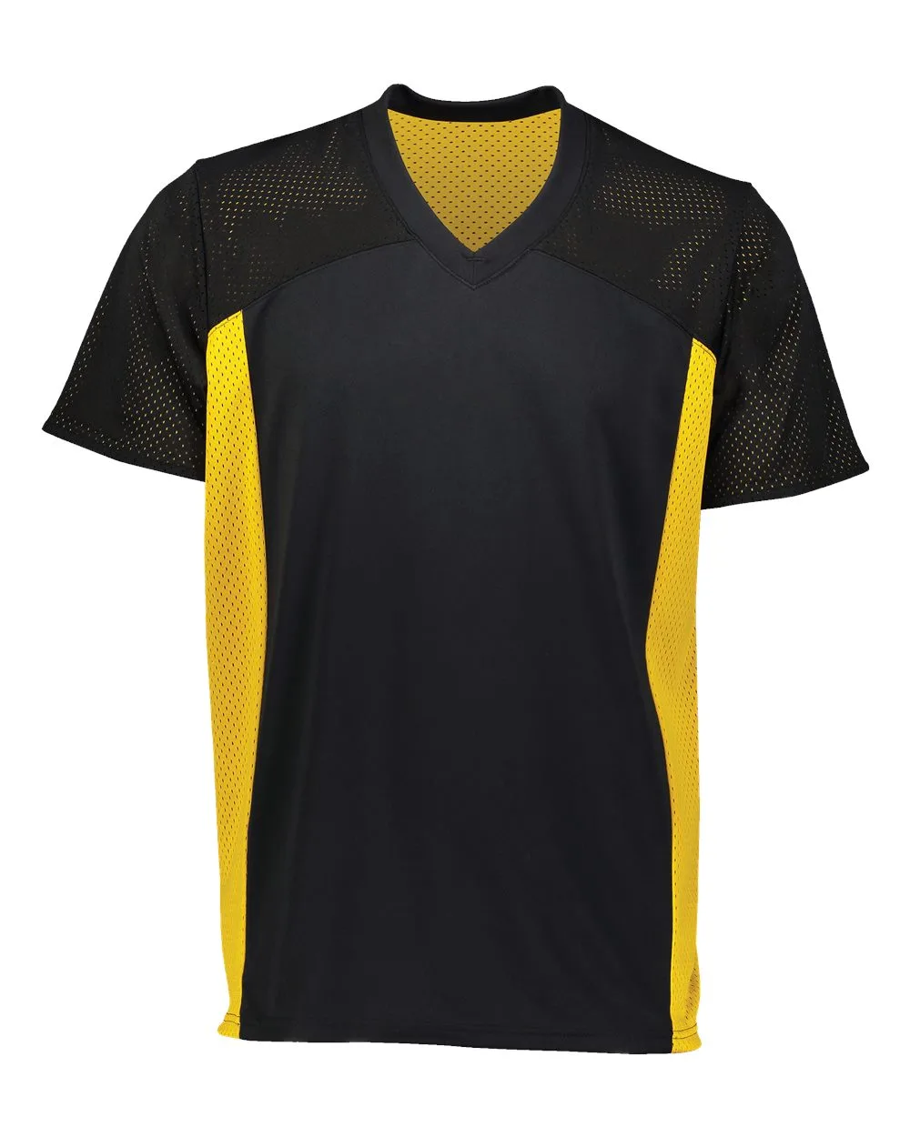 Augusta Sportswear 265 Youth Reversible Flag Football Jersey — blank t-shirt, front view